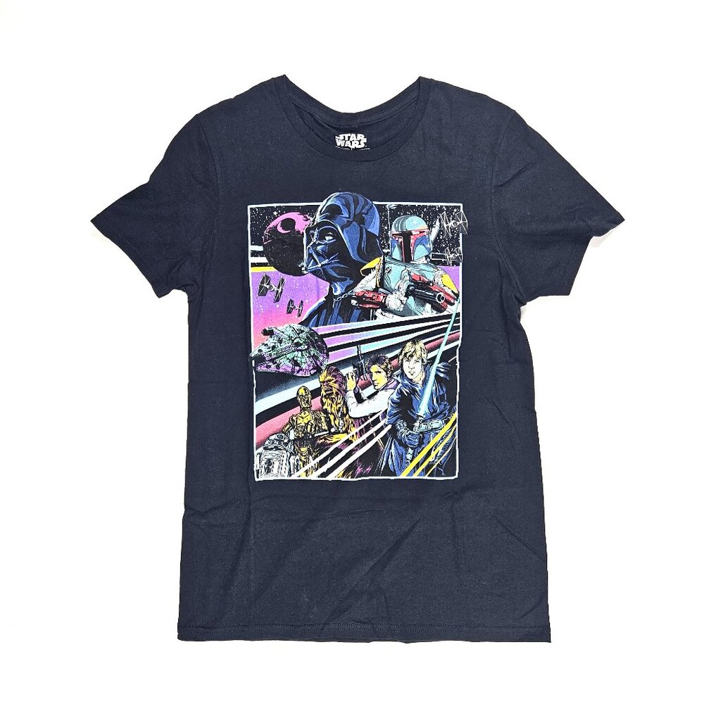 Star Wars Men's Small T-Shirt Darth Vader Boba Fett Luke Skywalker NWT